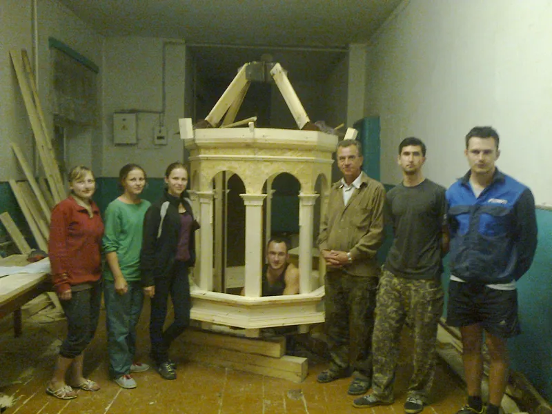 Изготовление светового фонарика купола