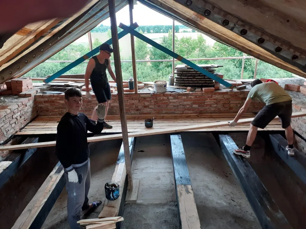 Черновой пол 1-го уровня (2)