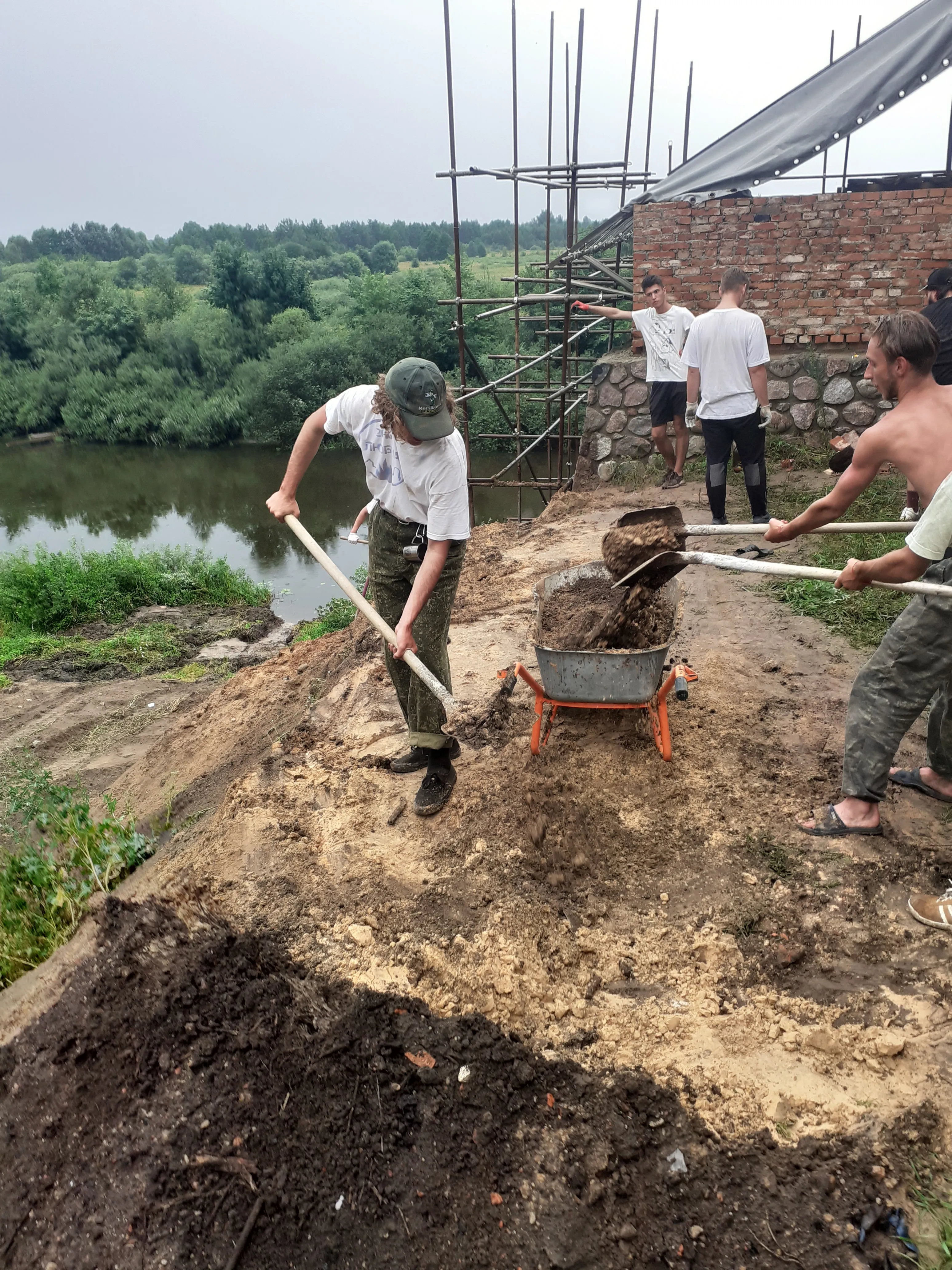 Падсыпка валоў 2021 ліпень-жнівень