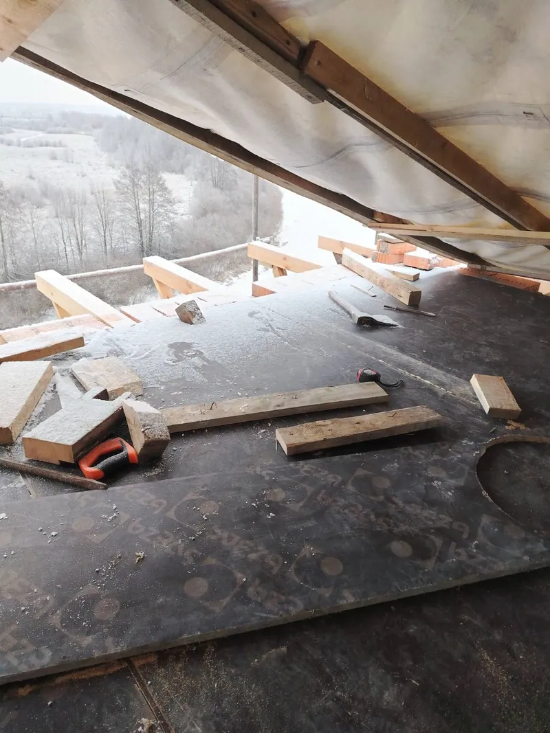 Опалубка галереи 3-го этажа