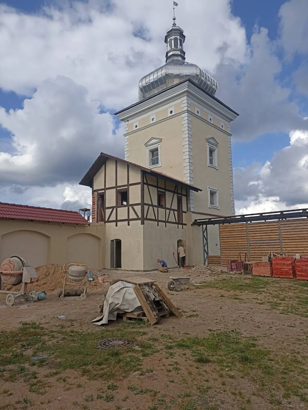 Фахверк пристройка